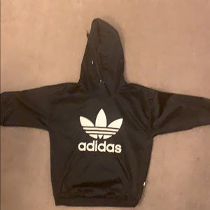 Adidas Trefoil Navy Satin Hoodie women’s XS